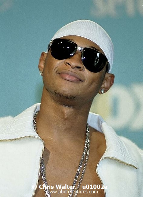 Photo of Usher for media use , reference; u01002a,www.photofeatures.com