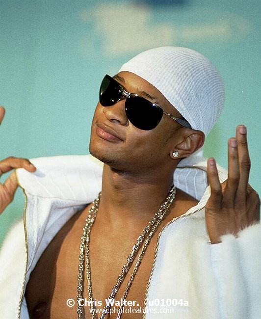 Photo of Usher for media use , reference; u01004a,www.photofeatures.com