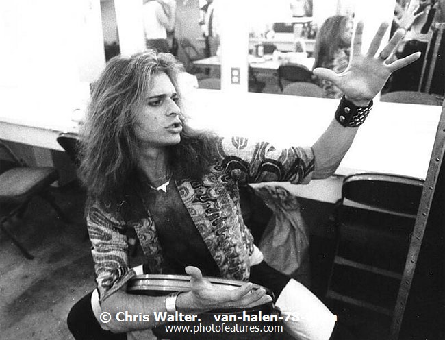 Photo of Van Halen for media use , reference; van-halen-78-001a,www.photofeatures.com