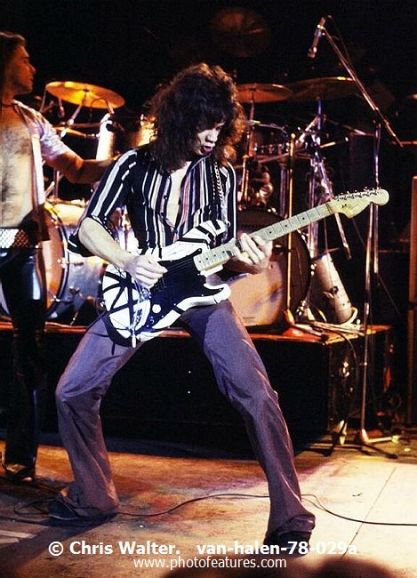 Photo of Van Halen for media use , reference; van-halen-78-029a,www.photofeatures.com
