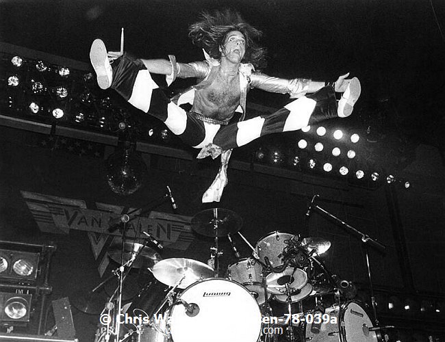 Photo of Van Halen for media use , reference; van-halen-78-039a,www.photofeatures.com