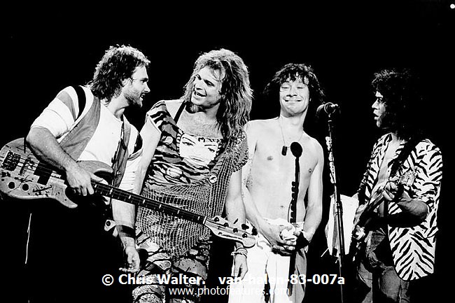 Photo of Van Halen for media use , reference; van-halen-83-007a,www.photofeatures.com