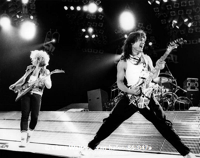 Photo of Van Halen for media use , reference; van-halen-86-047a,www.photofeatures.com