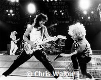Van Halen 1986 Eddie Van Halen and Sammy Hagar