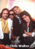 Van Halen 1988 Michael Anthony, Alex Van Halen, Sammy Hagar and Eddie Van Halen