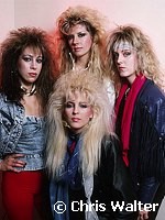 Vixen 1987 Roxy Petrucci, Janet Gardner, Share Pedersen and Jan Kuehnemund<br> Chris Walter<br>
