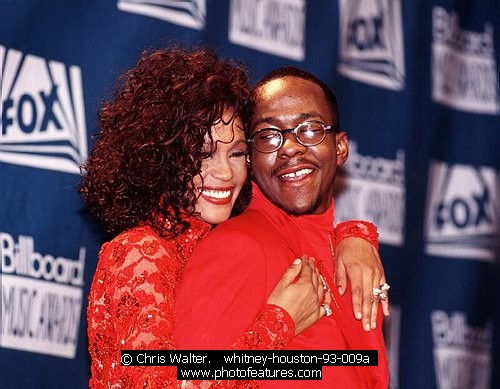 Photo of Whitney Houston by Chris Walter , reference; whitney-houston-93-009a,www.photofeatures.com