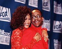 Whitney Houston photo Photo of Whitney Houston and Bobby Brown 1993<br>© Chris Walter<br>