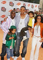 Photo of Will Smith and Family at 2005 Kids' Choice Awards at UCLA Pauley Pavilion, April 1st 2005