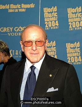 Photo of Clive Davis arriving for pre-awards dinner for 2004 World Music Awards in Las Vegas 14th September 2004. Photo by Chris Walter/Photofeatures , reference; DSCF0097a