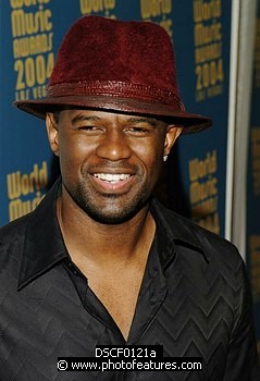 Photo of Brian McKnight at the 2004 World Music Awards at Thomas & Mack Arena in Las Vegas 15th September 2004. Photo by Chris Walter/Photofeatures , reference; DSCF0121a