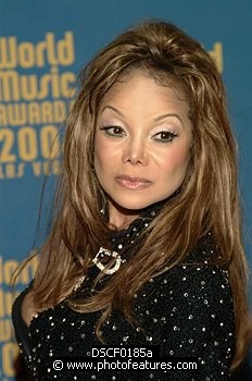 Photo of LaToya Jackson at the 2004 World Music Awards at Thomas & Mack Arena in Las Vegas 15th September 2004. Photo by Chris Walter/Photofeatures , reference; DSCF0185a