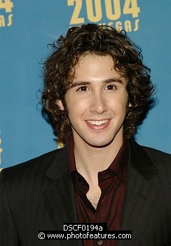 Photo of Josh Groban at the 2004 World Music Awards at Thomas & Mack Arena in Las Vegas 15th September 2004. Photo by Chris Walter/Photofeatures , reference; DSCF0194a