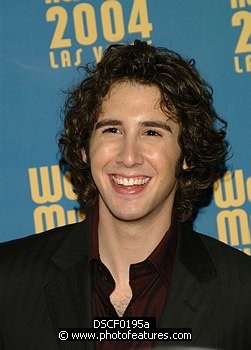 Photo of Josh Groban at the 2004 World Music Awards at Thomas & Mack Arena in Las Vegas 15th September 2004. Photo by Chris Walter/Photofeatures , reference; DSCF0195a