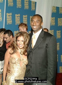 Photo of Kobe Bryant and wife at the 2004 World Music Awards at Thomas & Mack Arena in Las Vegas 15th September 2004. Photo by Chris Walter/Photofeatures , reference; DSCF0244a