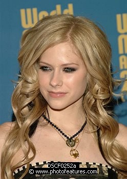Photo of Avril Lavigne at the 2004 World Music Awards at Thomas & Mack Arena in Las Vegas 15th September 2004. Photo by Chris Walter/Photofeatures , reference; DSCF0252a
