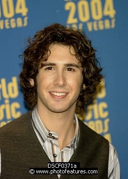 Photo of Josh Groban at the 2004 World Music Awards at Thomas & Mack Arena in Las Vegas 15th September 2004. Photo by Chris Walter/Photofeatures , reference; DSCF0371a