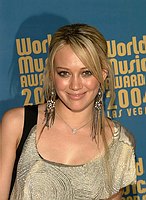 Photo of Hilary Duff arriving for pre-awards dinner for 2004 World Music Awards in Las Vegas 14th September 2004. Photo by Chris Walter/Photofeatures