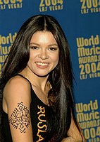 Photo of Ruslana at the 2004 World Music Awards at Thomas & Mack Arena in Las Vegas 15th September 2004. Photo by Chris Walter/Photofeatures