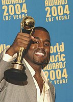Photo of Kanye West at the 2004 World Music Awards at Thomas & Mack Arena in Las Vegas 15th September 2004. Photo by Chris Walter/Photofeatures