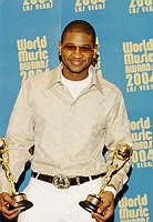 Photo of Usher at the 2004 World Music Awards at Thomas & Mack Arena in Las Vegas 15th September 2004. Photo by Chris Walter/Photofeatures
