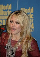 Photo of Hilary Duff at the 2004 World Music Awards at Thomas & Mack Arena in Las Vegas 15th September 2004. Photo by Chris Walter/Photofeatures