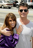 Photo of Paula Abdul and Simon Cowell 2011 at the first Judged auditions for X Factor at Galen Center in Los Angeles, May 8th 2011.<br>Photo by Chris Walter/Photofeatures