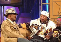 Photo of Jamie Foxx and Twista on BET's 106 & Park Live in Hollywood
