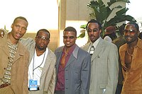 Photo of NEW EDITION at 2nd Annual BET(Black Entertainment Television) Awards at Kodak Theater in Hollywood