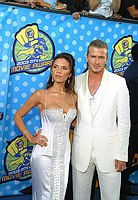 Photo of David Beckham and Victoria Beckham<br>at the 2003 Movie Awards at Shrine Auditorium in Los Angeles 5/31/03. 