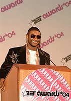 Photo of Usher  at the 2004 BET Awards Nominees announcement ceremony at the Renaissance Hotel in Hollywood May 11th 2004.