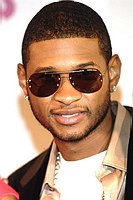Photo of Usher  at the 2004 BET Awards Nominees announcement ceremony at the Renaissance Hotel in Hollywood May 11th 2004.
