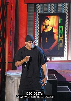 Photo of LL Cool J at reheasals for the First BET Comedy Awards at the Pasadena Civic Auditorium, 27th September 2004. Photo by Chris Walter/Photofeatures. , reference; DSC_0327a