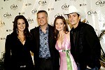 Photo of Sara Evans and husband Craig Shelske, Brad Paisley and Kimberly Williams Paisley