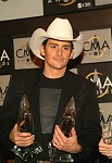 Photo of Brad Paisley<br>at the 38th CMA (Country Music Association) in Nashville, Nov 9th, 2004. Photos by Chris Walter.