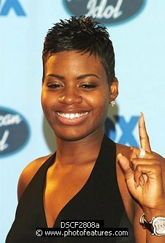 Photo of Fantasia Barrino, winner of American Idol 3, at American Idol 3 Finale, Kodak Theater in Hollywood, May 26th 2004.<br>at American Idol 3 Finale, Kodak Theater in Hollywood, May 26th 2004. , reference; DSCF2808a