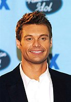 Photo of Ryan Seacrest (show host) at American Idol 3 Finale at the Kodak Theater in Hollywood. May 26th 2004.