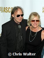 Neil Young 2005 with wife Pegi at Ascap Pop Awards