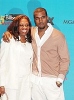 Photo of Kanye West and his mother at 2005 Billboard Music Awards at MGM Grand in Las Vegas, December 6th 2005.<br>Photo by Chris Walter/Photofeatures