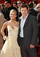Photo of Jessica Simpson and Nick Lachey at Arrivals for the 2005 ESPY Awards at the Kodak Theatre in Hollywood, July 13th 2005. Photo by Chris Walter/ Photofeatures