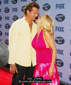 Photo of Lorenzo Lamas and fiance Barbara Moore , reference; DSC_5764a