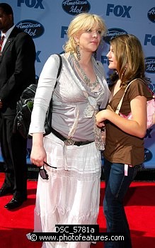 Photo of Courtney Love and daughter Frances Bean Cobain , reference; DSC_5781a