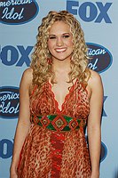 Photo of Carrie Underwood <br>the winner of American Idol 4 at the finale show at the Kodak Theatre in Hollywood, May 25th 2005. Photo by Chris Walter/Photofeatures