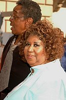 Photo of Aretha Franklin and Don Cornelius at arrivals for the 2005 Soul Train Lady Of Soul Awards at the Pasadena Civic Auditorium, September 7, 2005<br>Photo by Chris Walter/Photofeatures