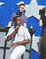 Photo of Kanye West performs at the NFL Opening Kickoff 2003 at the Los Angeles Coliseum, September 8th 2005.<br>Photo by Chris Walter/Photofeatures