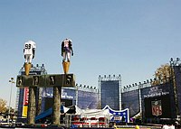 Photo of Atmosphere at the NFL Opening Kickoff 2003 at the Los Angeles Coliseum, September 8th 2005.<br>Photo by Chris Walter/Photofeatures