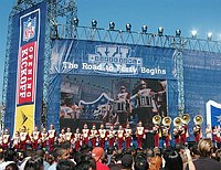 Photo of Atmosphere at the NFL Opening Kickoff 2003 at the Los Angeles Coliseum, September 8th 2005.<br>Photo by Chris Walter/Photofeatures