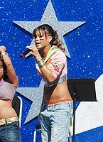 Photo of Rihanna performs at the NFL Opening Kickoff 2003 at the Los Angeles Coliseum, September 8th 2005.<br>Photo by Chris Walter/Photofeatures