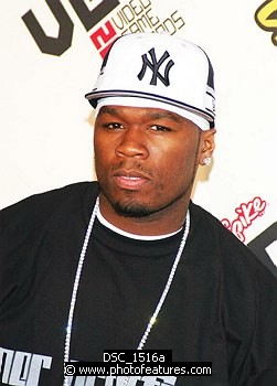 Photo of 50 Cent (Curtis Jackson)  at the Spike TV Video Game Awards at the Gibson Amphitheatre in Universal City, November 18th 2005.<br>Photo by Chris Walter/Photofeatures , reference; DSC_1516a