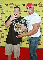Photo of John Cena and Hulk Hogan<br>at the 2005 Teen Choice Awards at the Gibson Amphitheatre in Universal City, August 14th 2005. Photo by Chris Walter/Photofeatures.